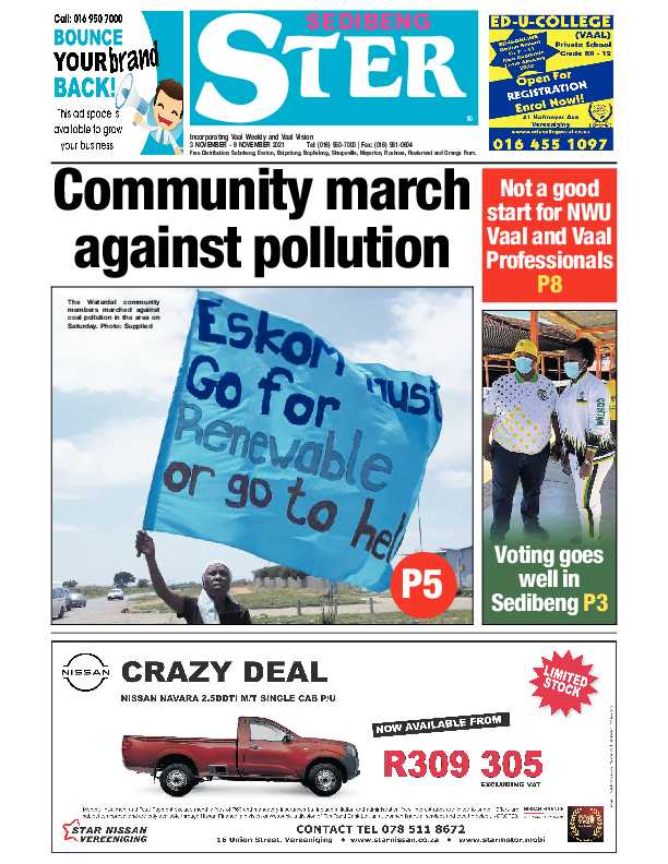 SEDIBENG STER 3 November – 9 November 2021 page 1
