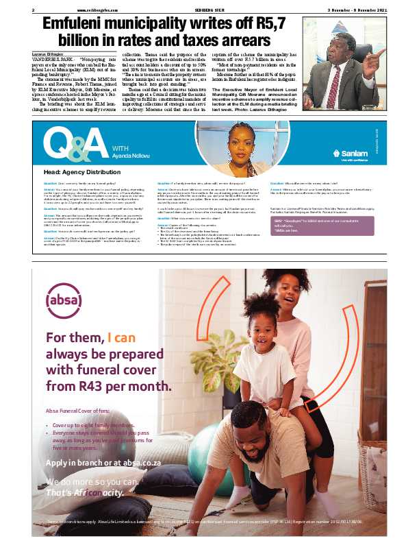 SEDIBENG STER 3 November – 9 November 2021 page 2