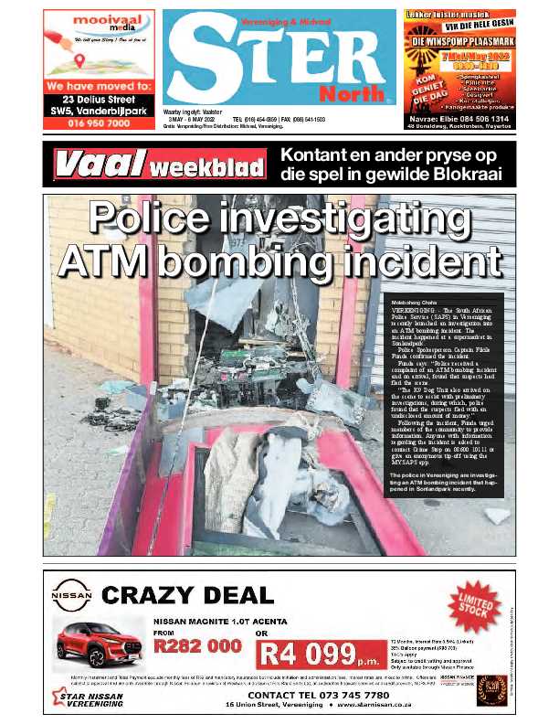 SEDIBENG STER 4 May – 10 May 2022 page 1