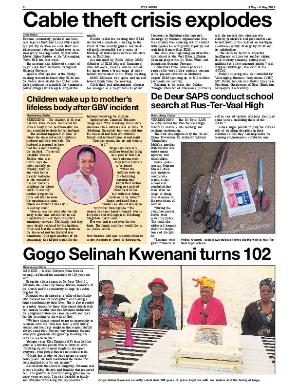 SEDIBENG STER 4 May – 10 May 2022 page 6