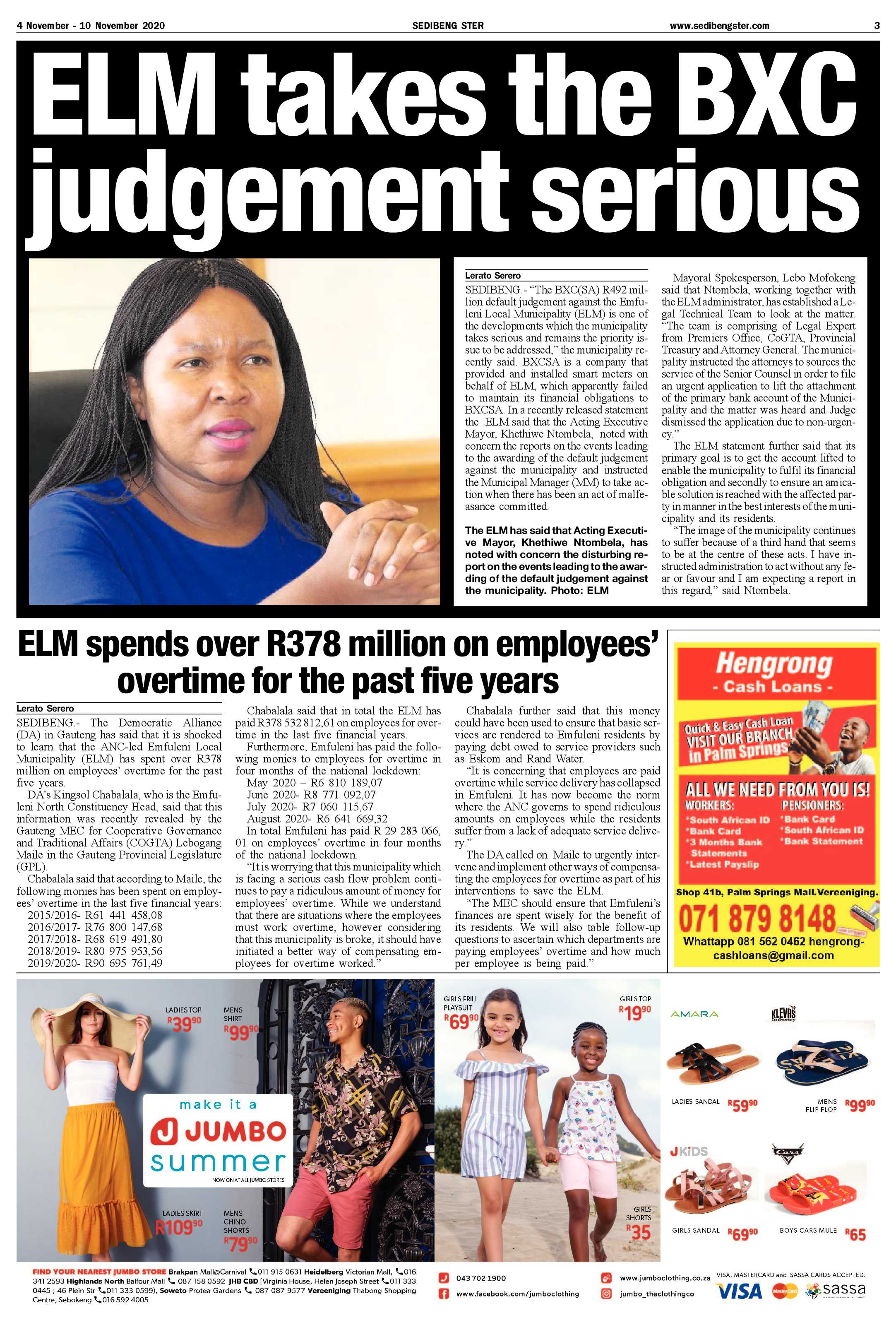 SEDIBENG STER 4 November – 10 November 2020 page 3