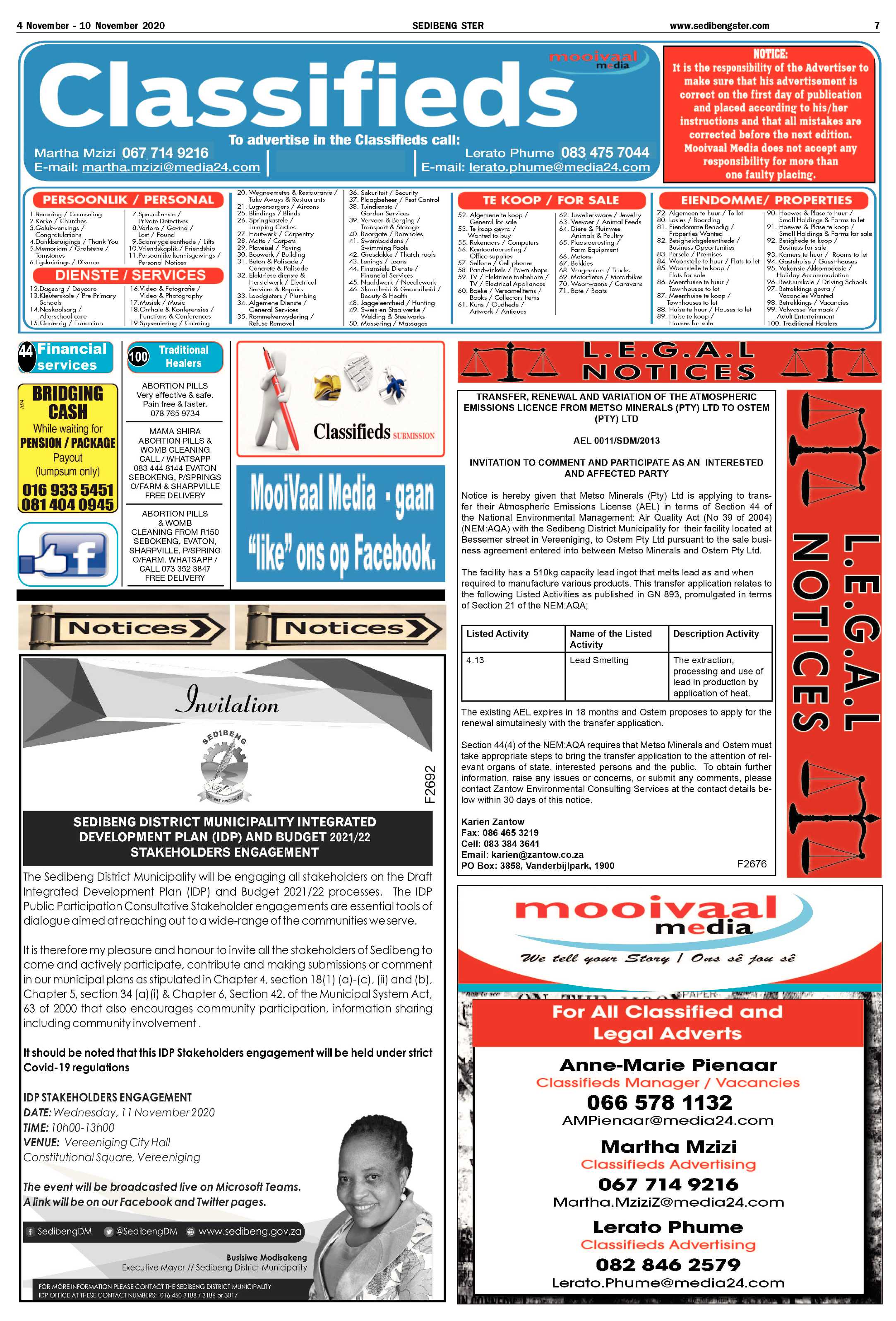 SEDIBENG STER 4 November – 10 November 2020 page 7