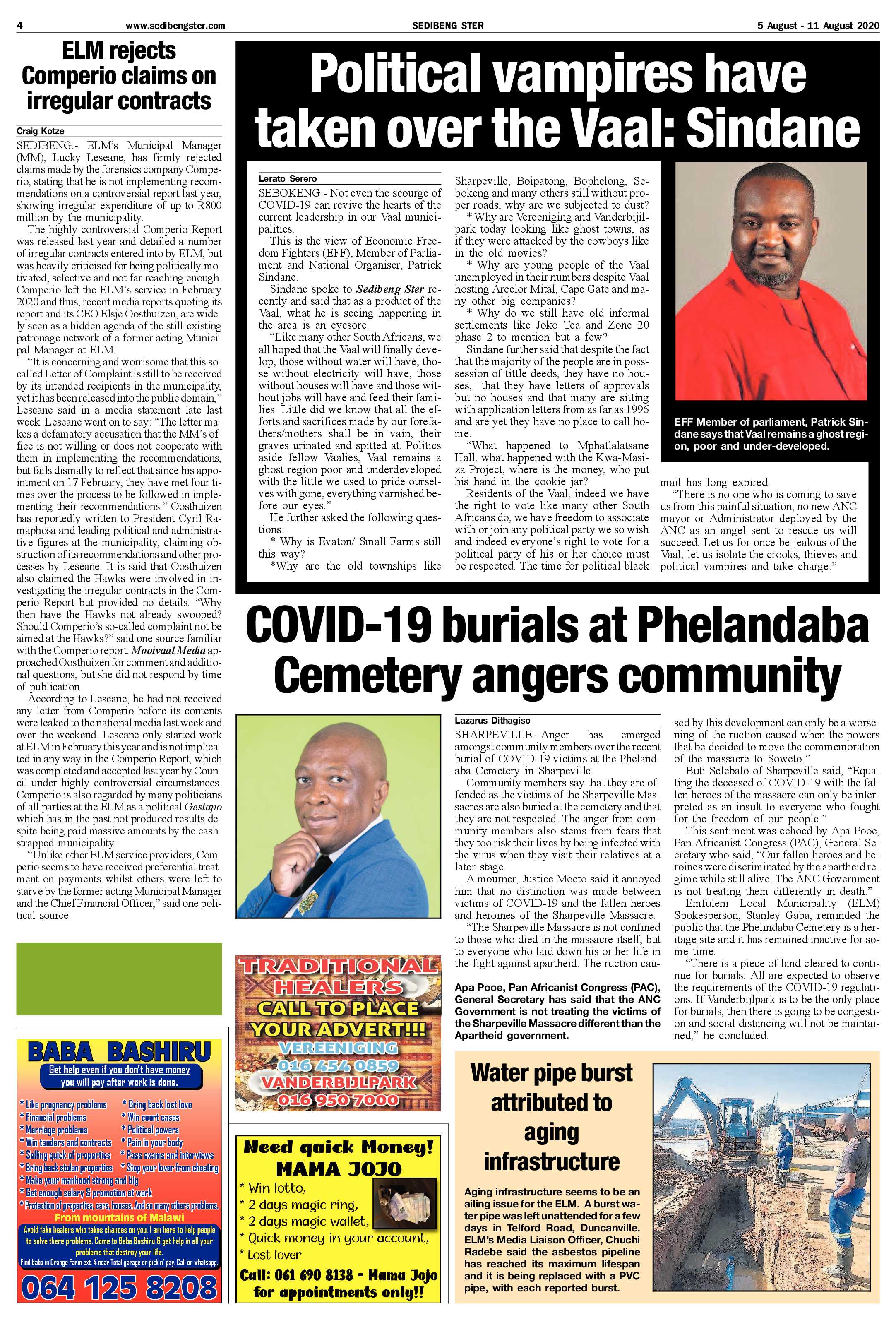 SEDIBENG STER 5 AUGUST – 11 AUGUST 2020 page 4