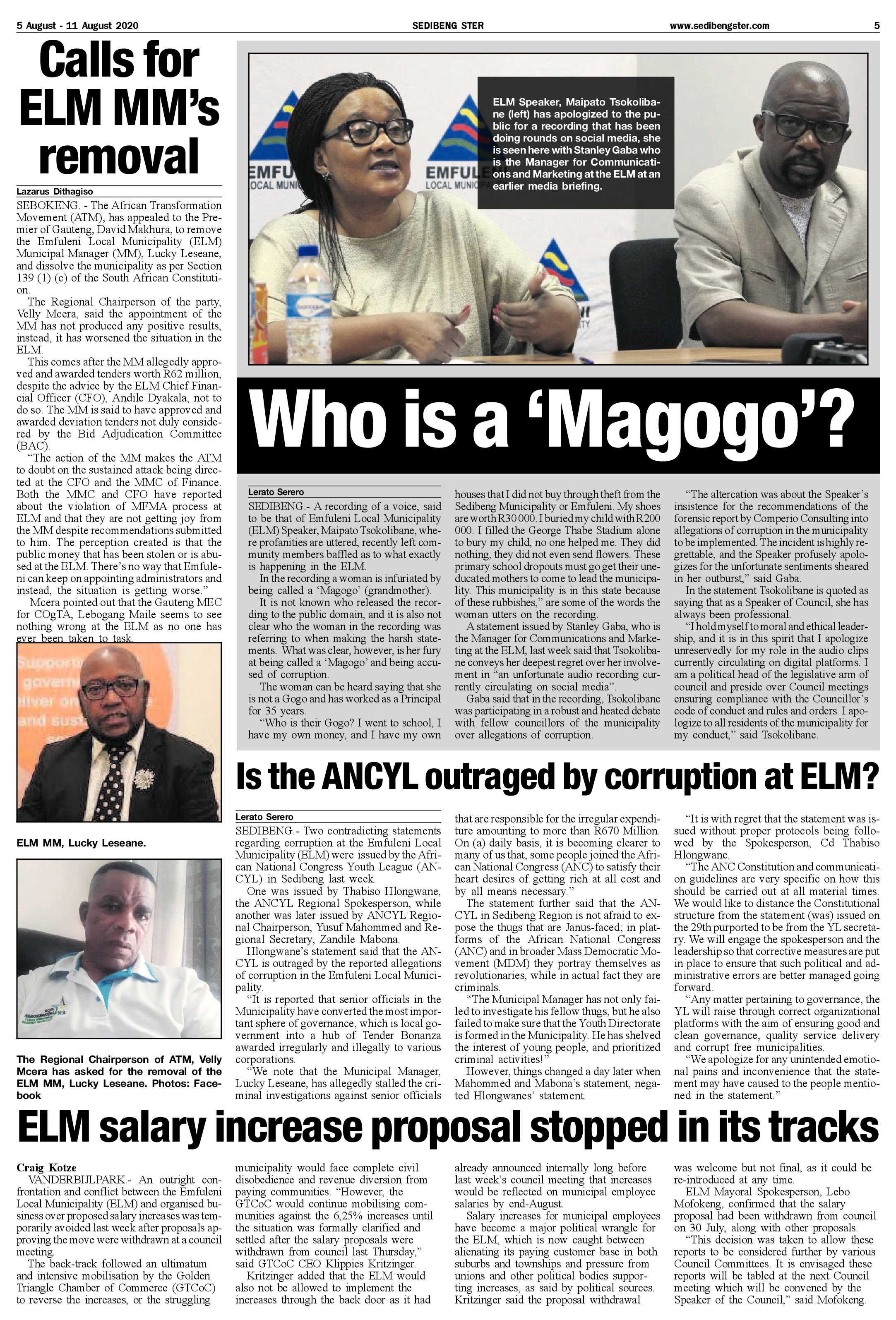 SEDIBENG STER 5 AUGUST – 11 AUGUST 2020 page 5