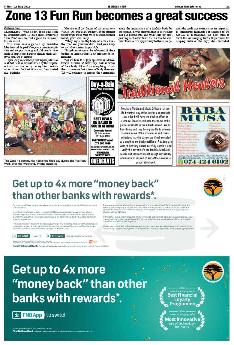 SEDIBENG STER 5 May – 11 May 2021 page 11