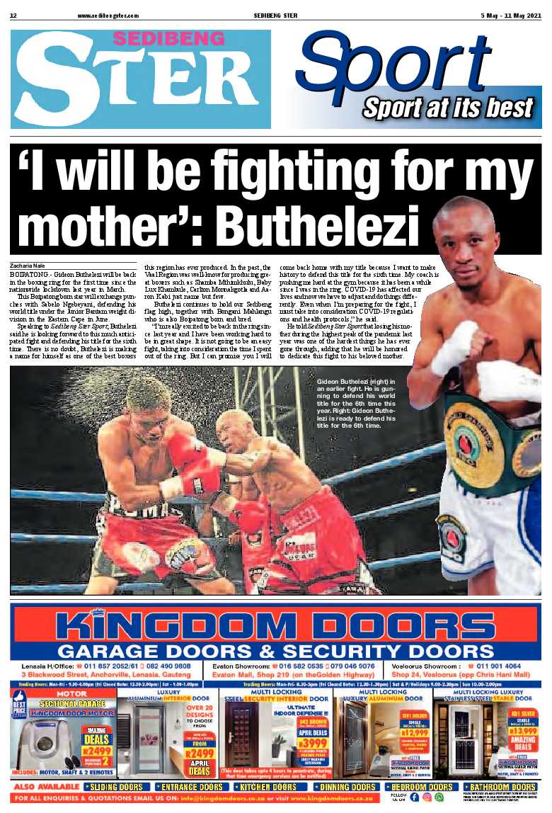 SEDIBENG STER 5 May – 11 May 2021 page 12