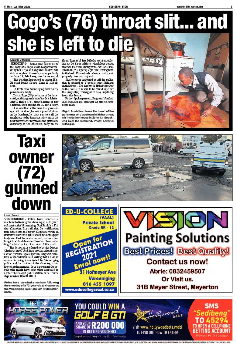 SEDIBENG STER 5 May – 11 May 2021 page 3
