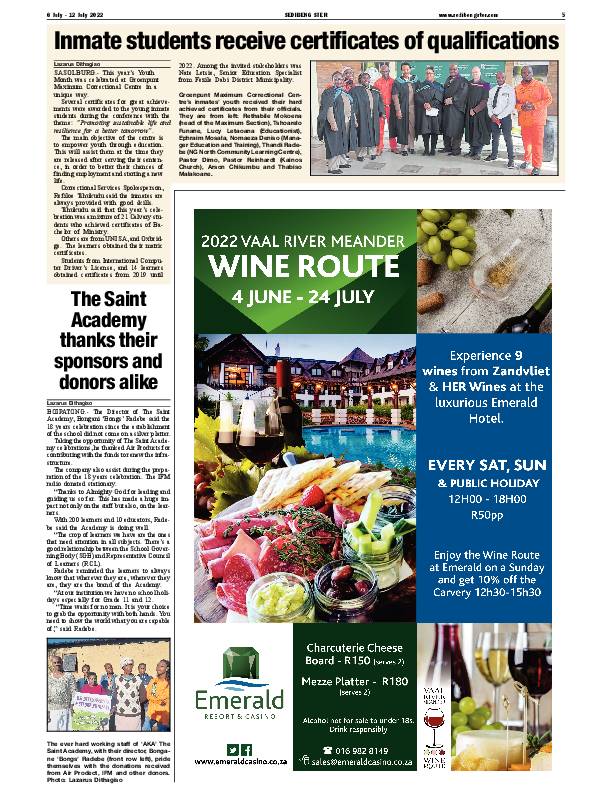 SEDIBENG STER 6 July – 12 July 2022 page 5