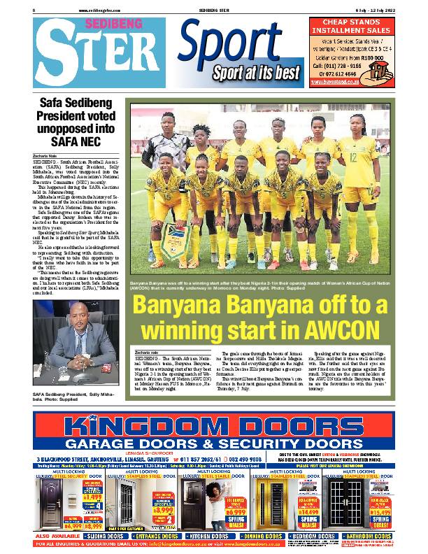 SEDIBENG STER 6 July – 12 July 2022 page 8