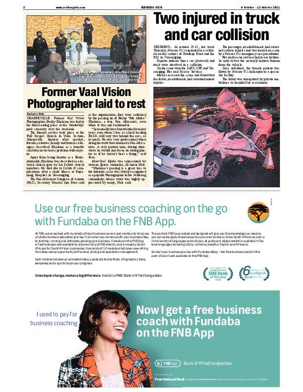 SEDIBENG STER 6 October – 12 October 2021 page 2
