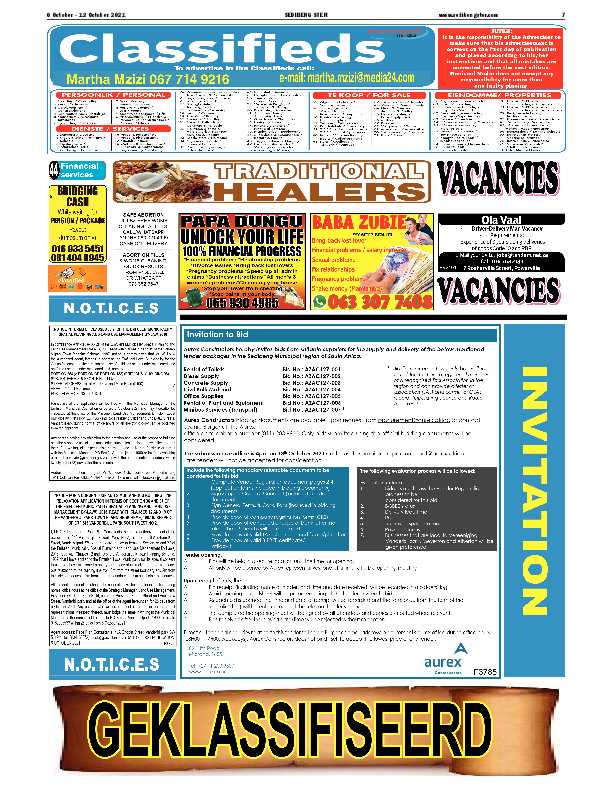 SEDIBENG STER 6 October – 12 October 2021 page 7