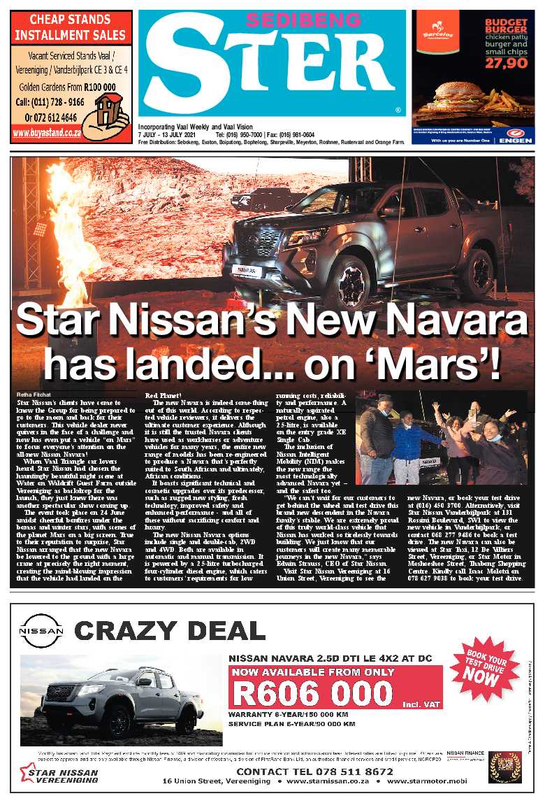 SEDIBENG STER 7 July – 13 July 2021 page 1