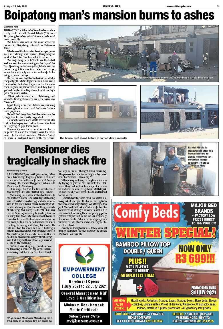 SEDIBENG STER 7 July – 13 July 2021 page 3