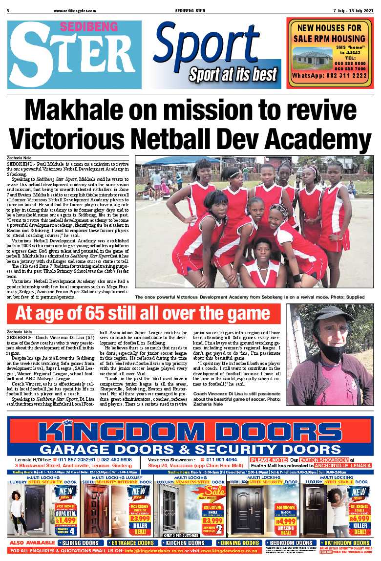 SEDIBENG STER 7 July – 13 July 2021 page 8