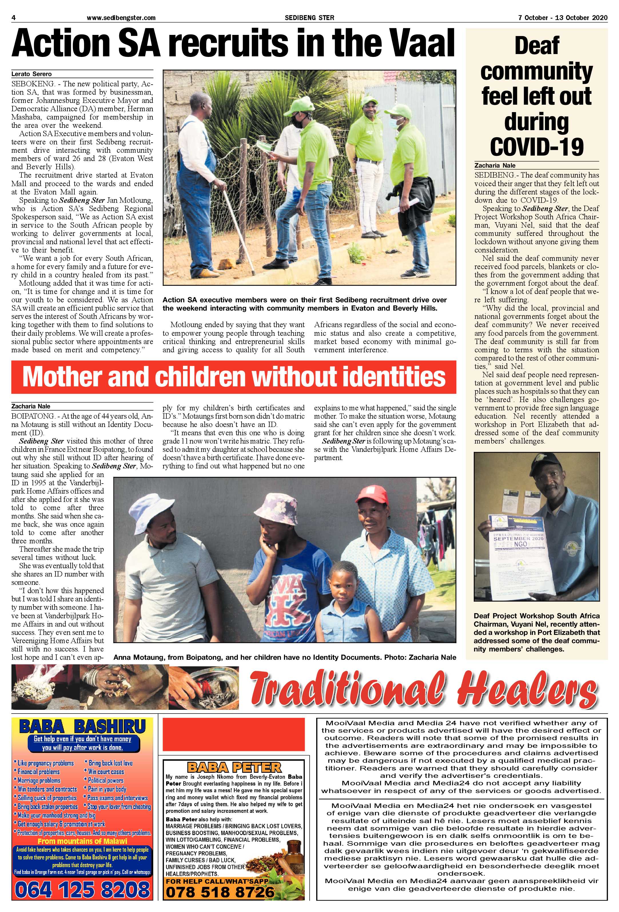 SEDIBENG STER 7 October – 13 October 2020 page 4