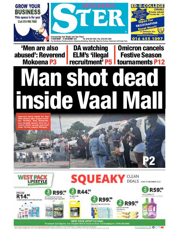 SEDIBENG STER 8 December – 14 December 2021 page 1