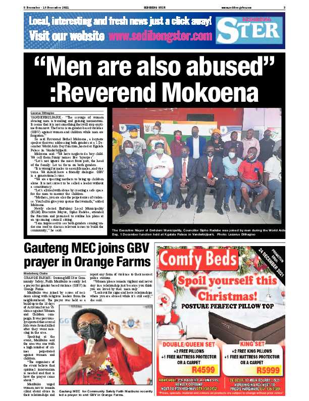 SEDIBENG STER 8 December – 14 December 2021 page 3