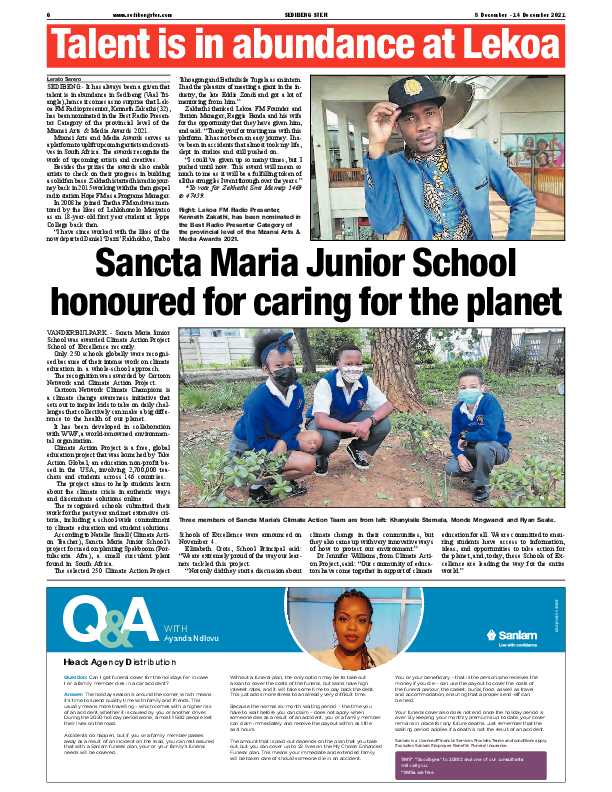 SEDIBENG STER 8 December – 14 December 2021 page 6
