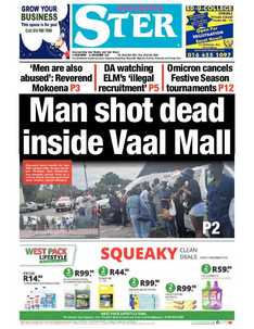 SEDIBENG STER 8 December – 14 December 2021