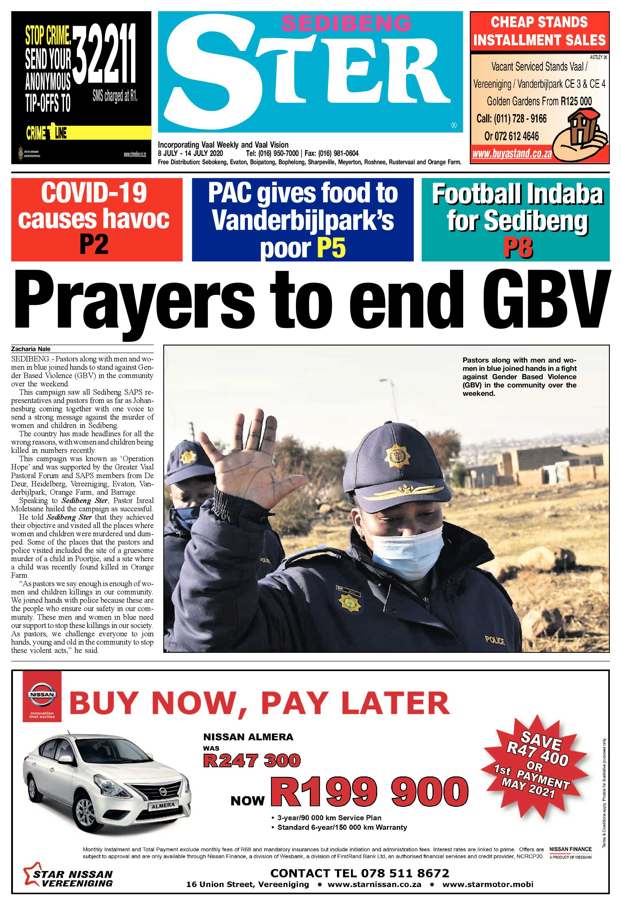 SEDIBENG STER 8 JULY – 14 JULY 2020 page 1