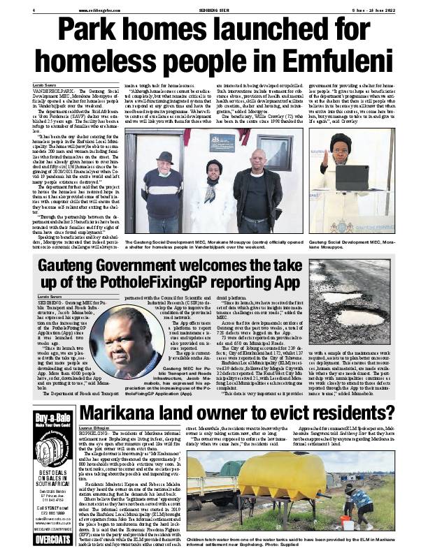 SEDIBENG STER 8 June – 14 June 2022 page 4