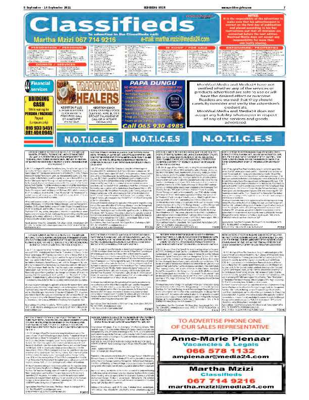 SEDIBENG STER 8 September – 14 September 2021 page 7