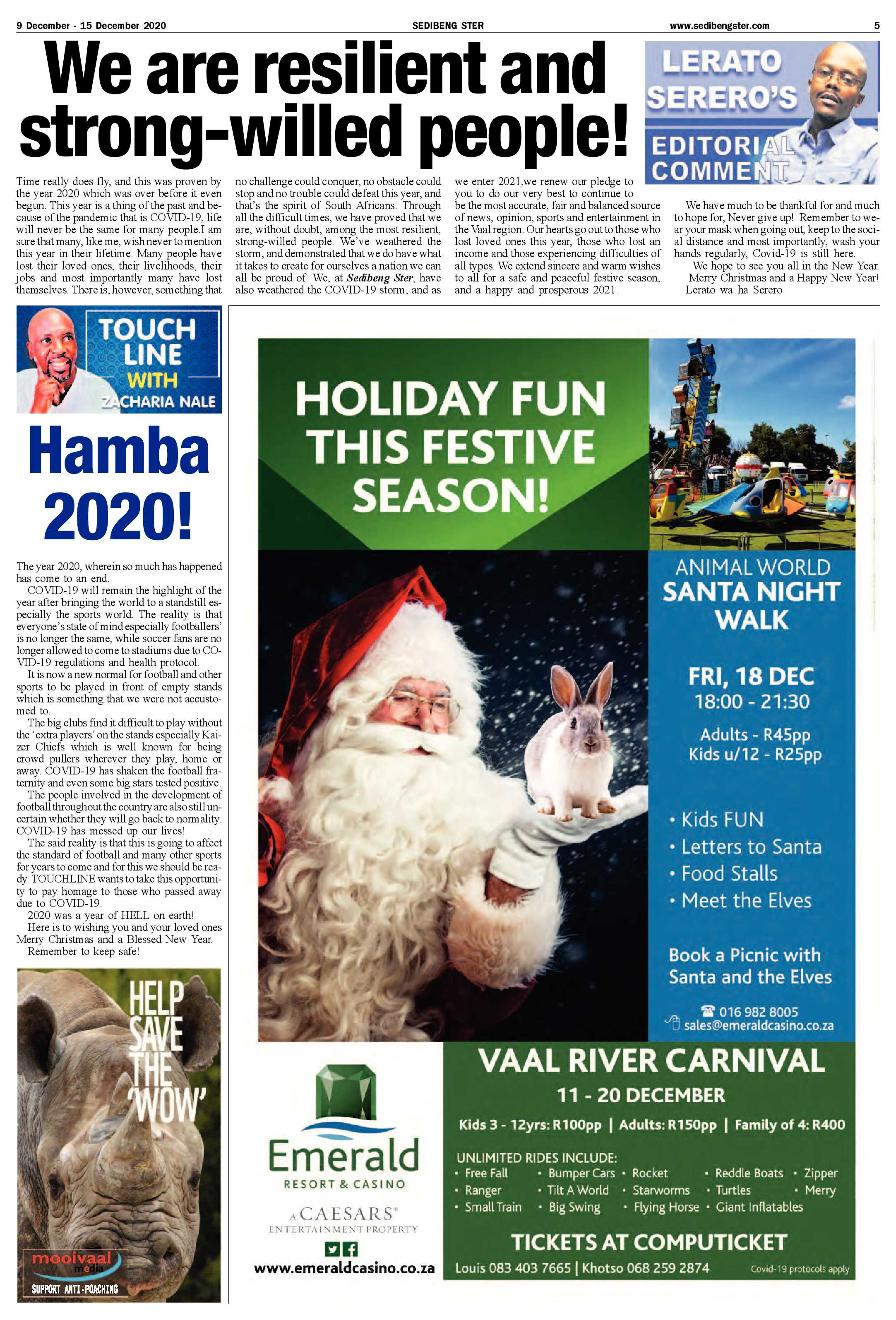 SEDIBENG STER 9 December – 15 December 2020 page 5