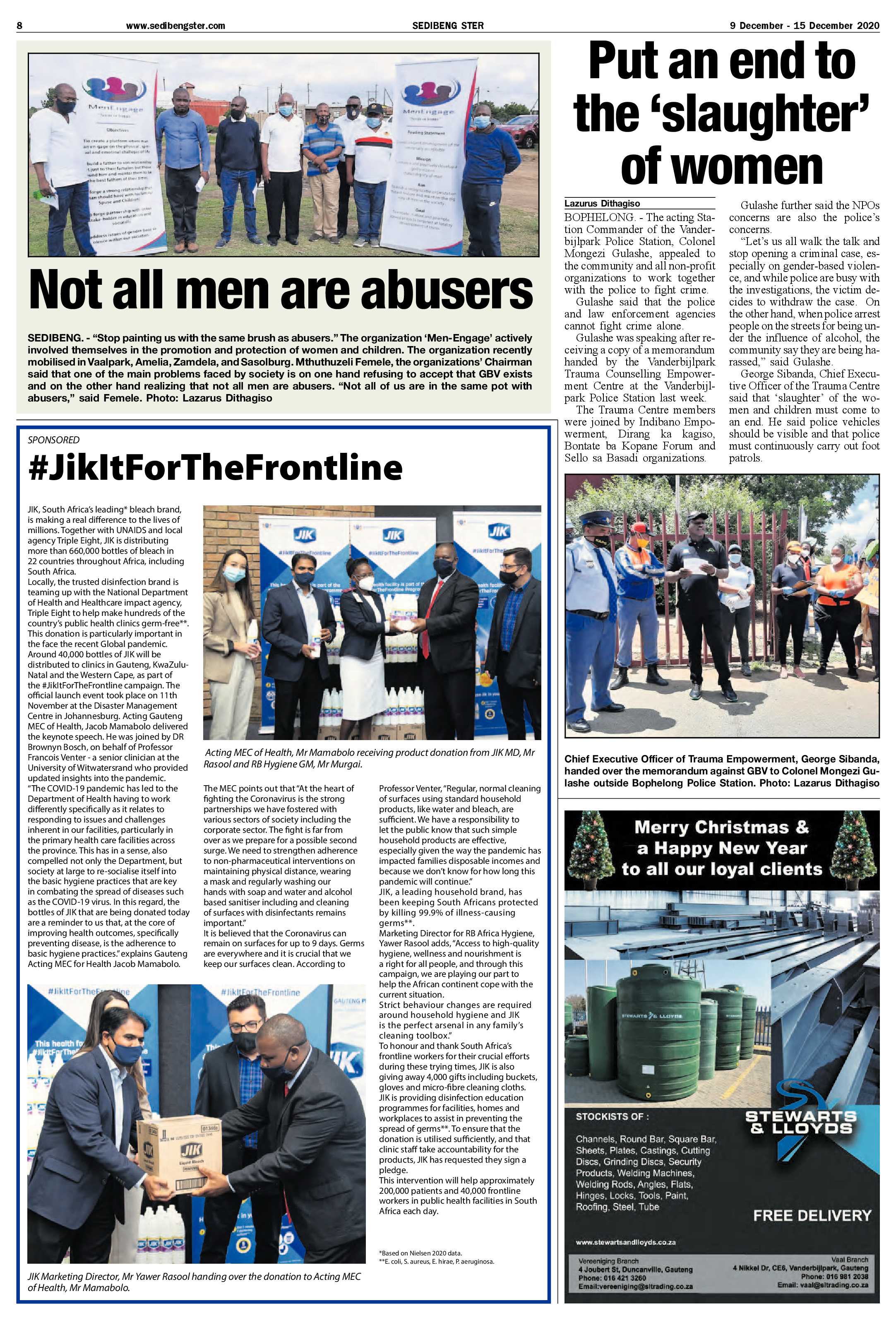 SEDIBENG STER 9 December – 15 December 2020 page 8