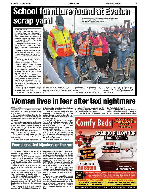 SEDIBENG STER 9 February – 15 February 2022 page 3