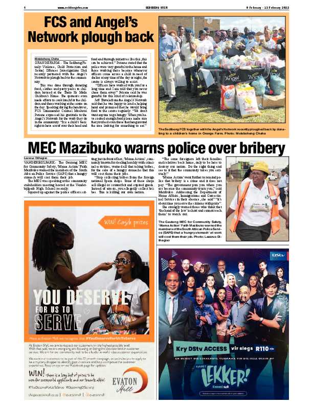 SEDIBENG STER 9 February – 15 February 2022 page 4