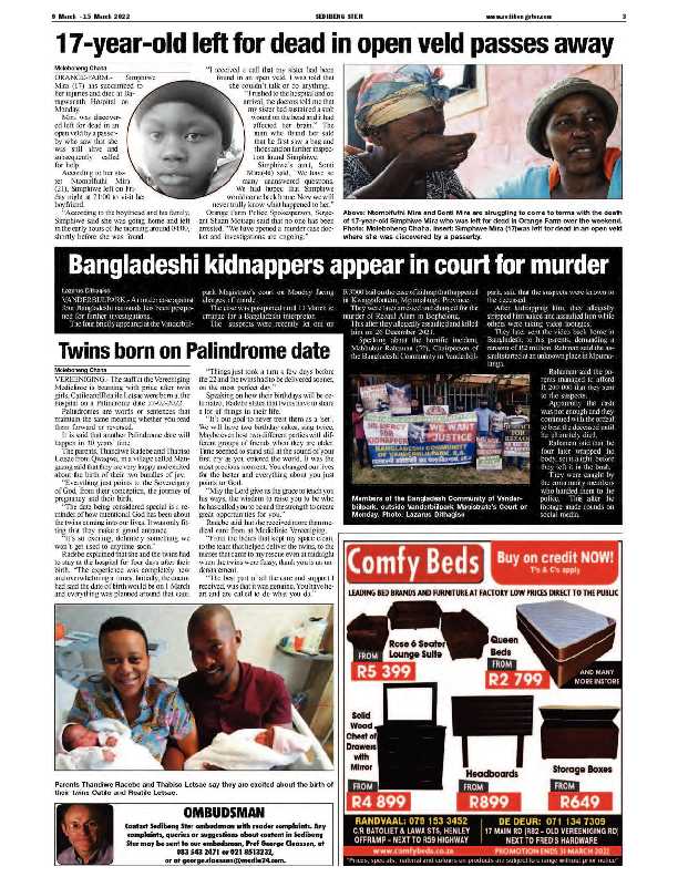 SEDIBENG STER 9 March – 15 March 2022 page 3