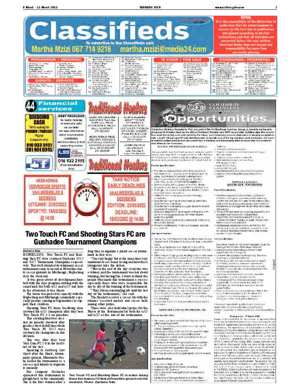 SEDIBENG STER 9 March – 15 March 2022 page 7