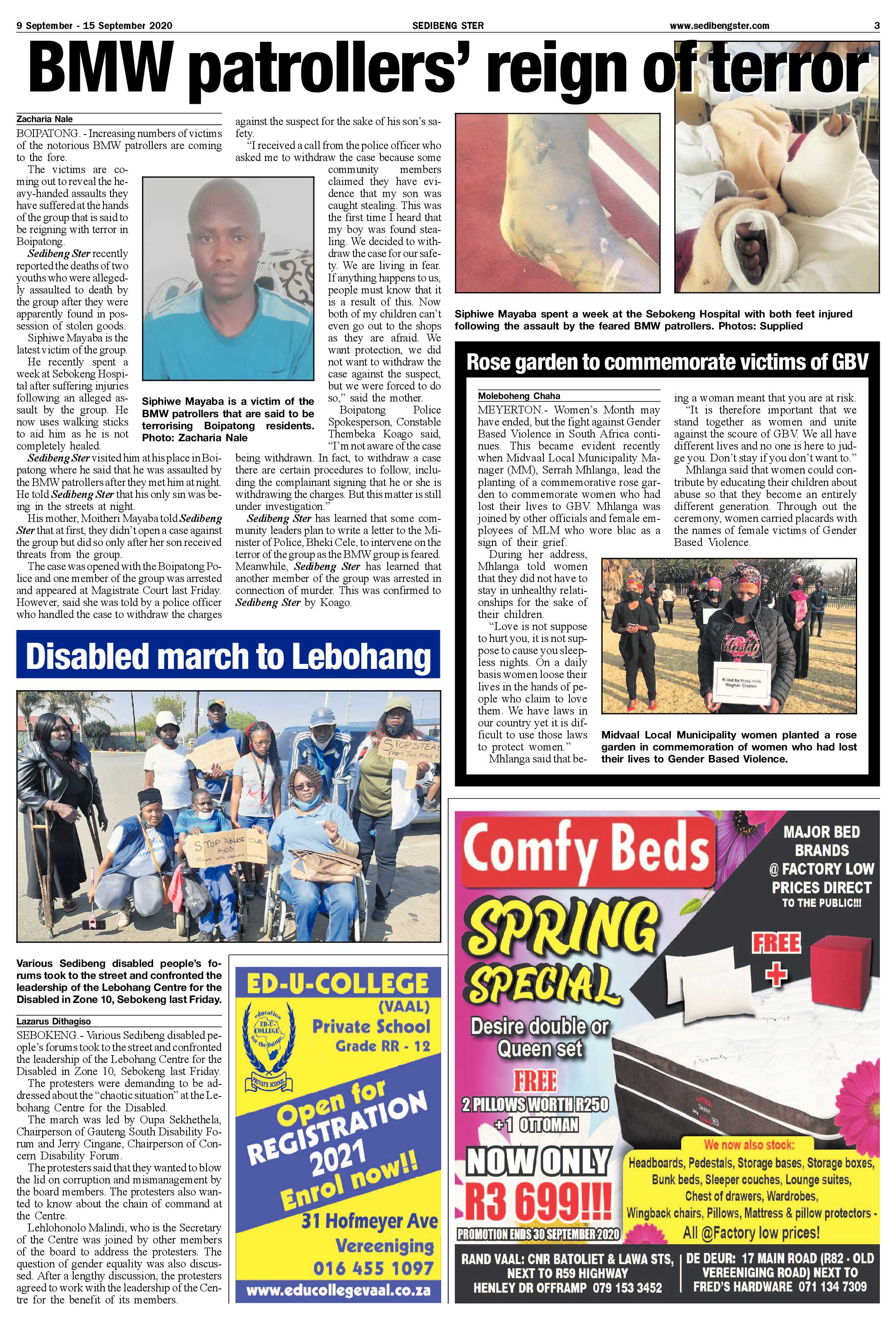 SEDIBENG STER 9 September – 15 September 2020 page 3