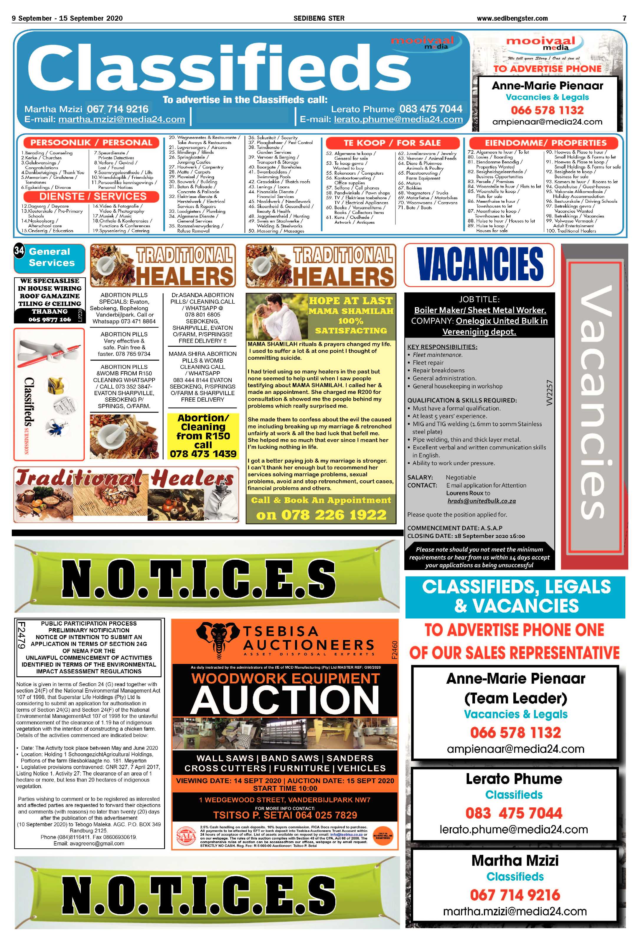 SEDIBENG STER 9 September – 15 September 2020 page 7