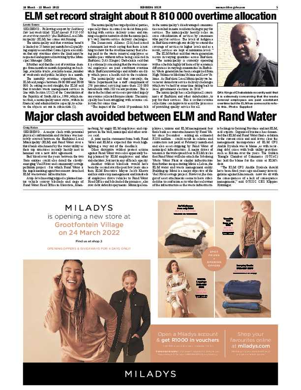 SEDIBENG STER www.sedibengster.com page 5