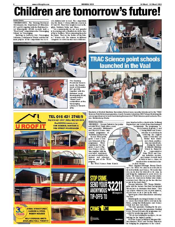 SEDIBENG STER www.sedibengster.com page 6