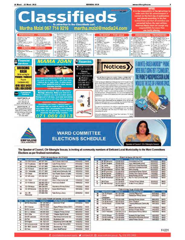 SEDIBENG STER www.sedibengster.com page 9