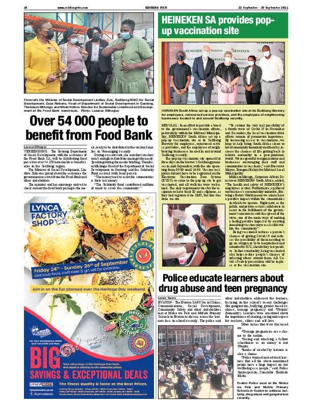 SEDIBENG STER 22 September – 28 September 2021 page 11