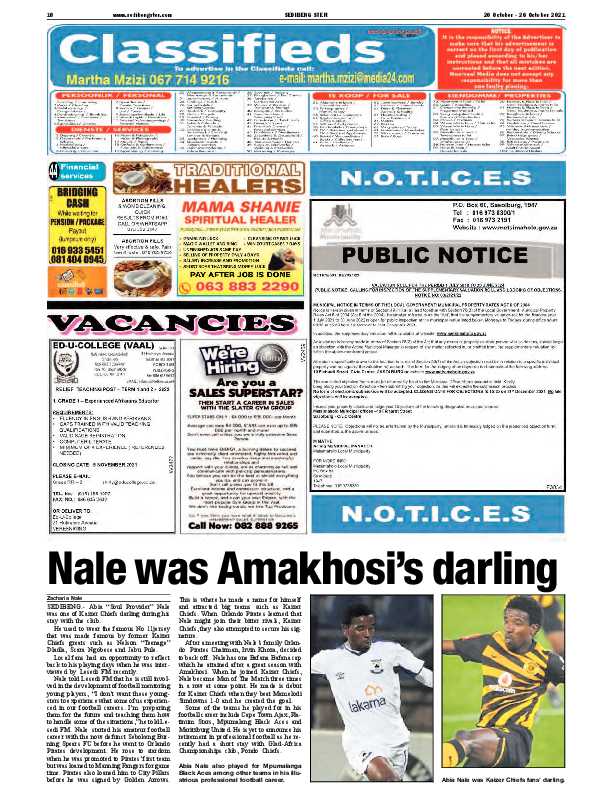 SEDIBENG STER 20 October – 26 October 2021 page 10