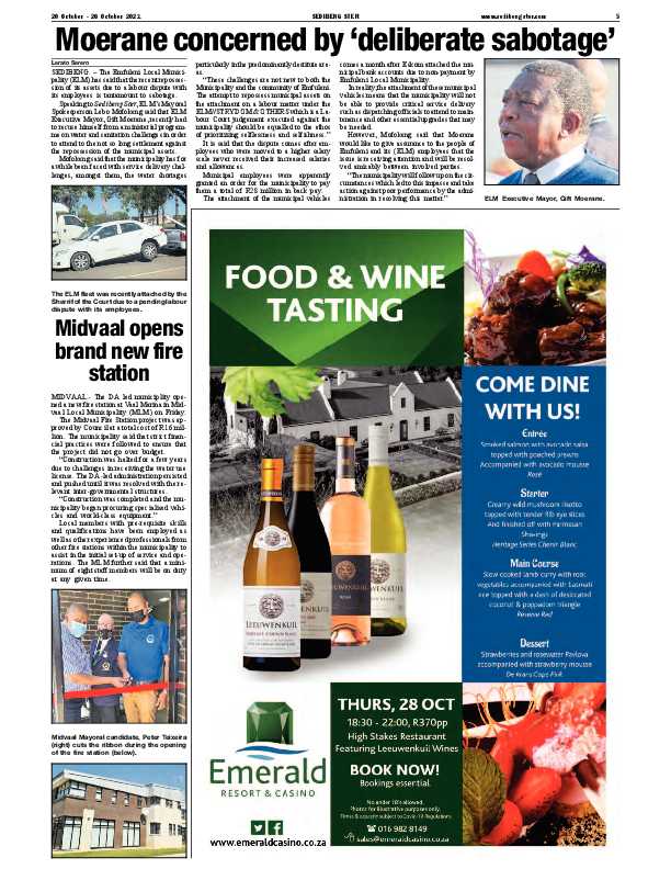 SEDIBENG STER 20 October – 26 October 2021 page 5
