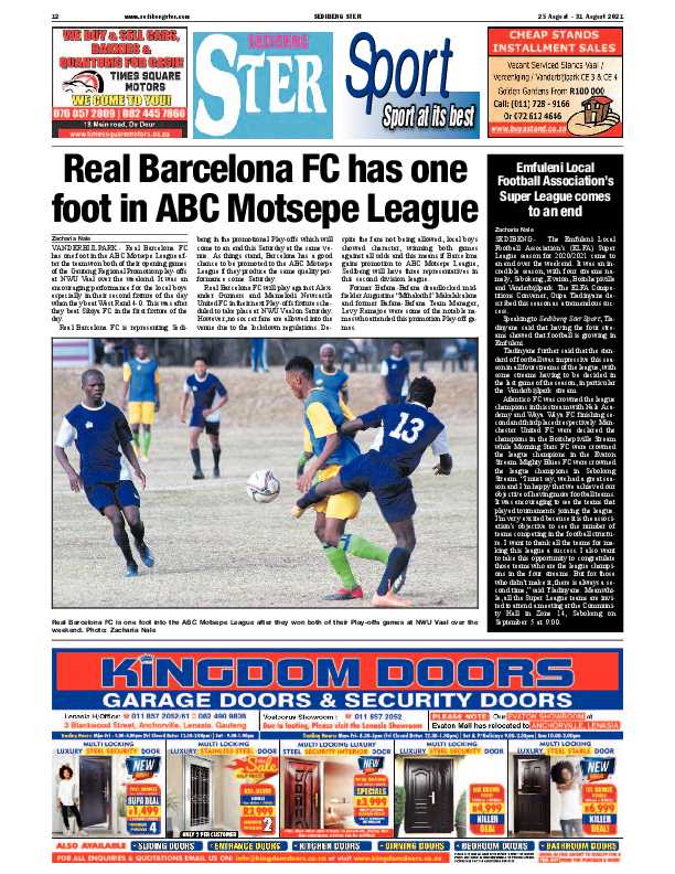 SEDIBENG STER 25 August – 31 August 2021 page 12