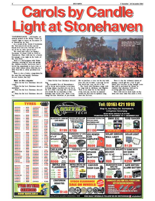 STER NORTH 7 December – 10 December 2021 page 2