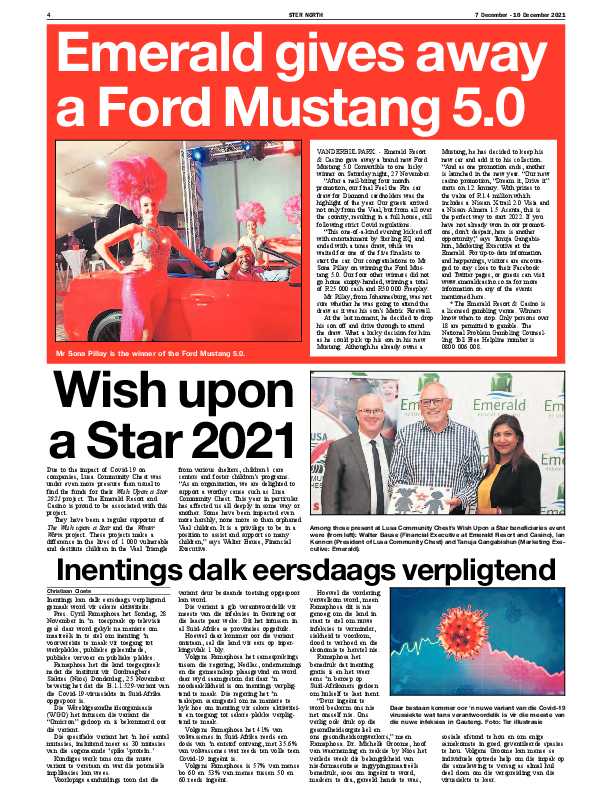 STER NORTH 7 December – 10 December 2021 page 4