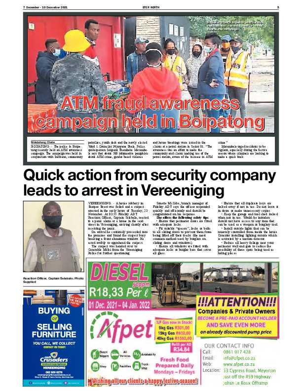 STER NORTH 7 December – 10 December 2021 page 5
