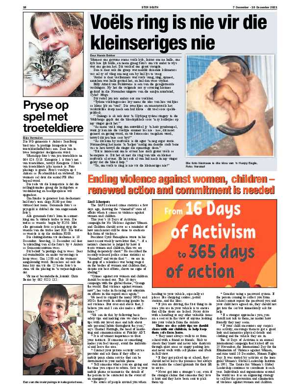 STER SOUTH 7 December – 10 December 2021 page 18