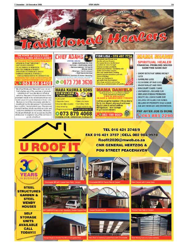 STER SOUTH 7 December – 10 December 2021 page 20
