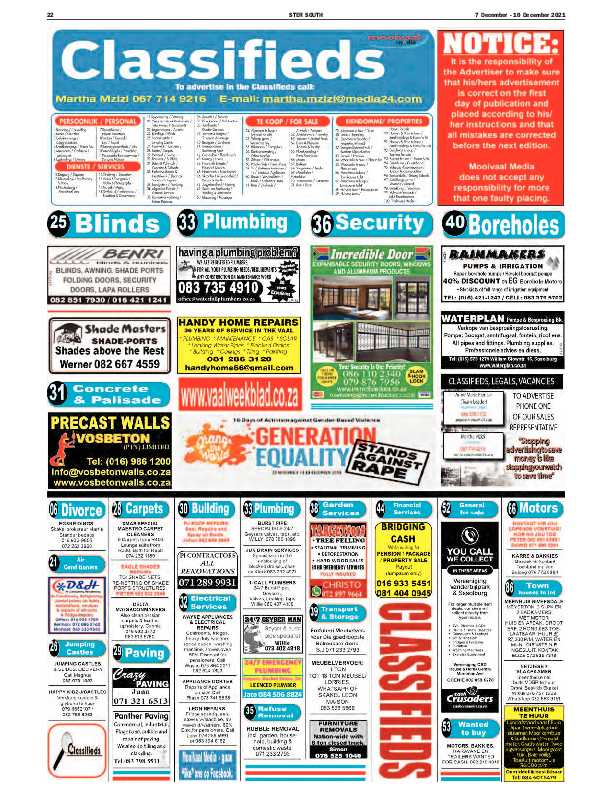 STER SOUTH 7 December – 10 December 2021 page 21