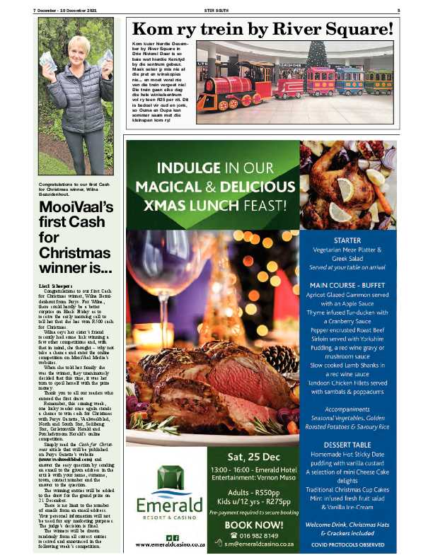 STER SOUTH 7 December – 10 December 2021 page 5