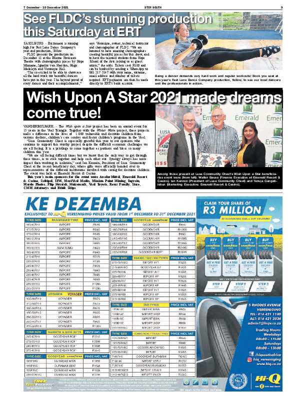 STER SOUTH 7 December – 10 December 2021 page 9