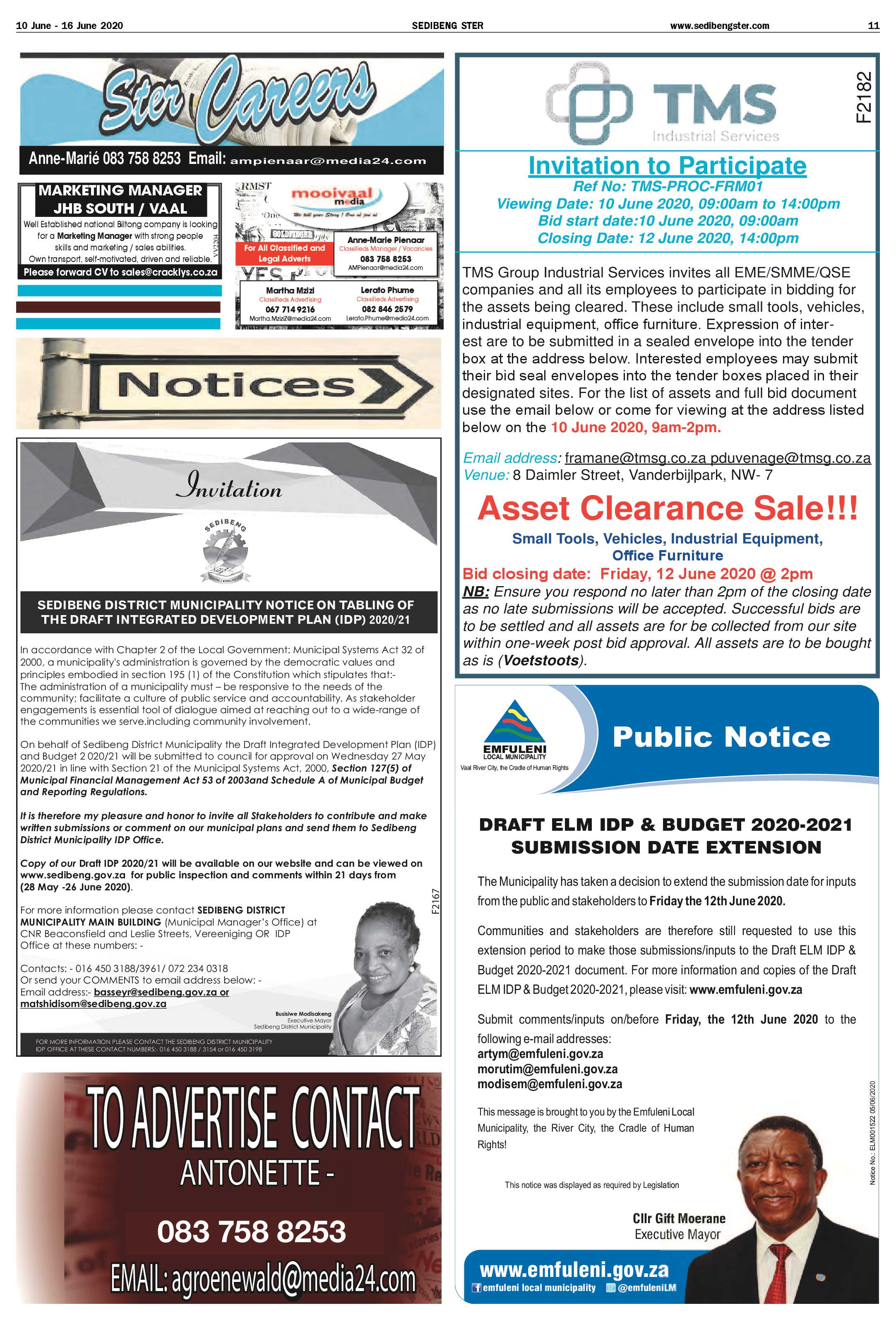 Sedibeng Ster 10 June – 16 June 2020 page 11